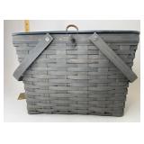 Longaberger Pewter large picnic lid has some