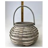 Longaberger Small warm gray pumpkin
