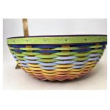 Longaberger Summertime stripe bowl