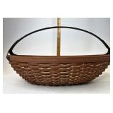 Longaberger Large oval with wrought iron handle
