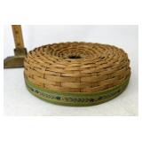 Longaberger Woven lid for yarn Basket Prototype