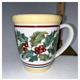 Longaberger American Holly mug