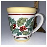 Longaberger American Holly mug