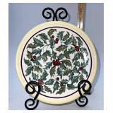 Longaberger American Holly Luncheon plate