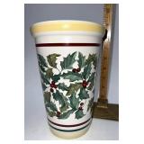 Longaberger American Holly vase