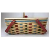 Longaberger Small market With Protector and lid