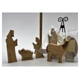 Longaberger Six piece nativity set Mary Joseph