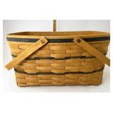 Longaberger Large market blue accent weave