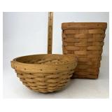 Longaberger Large spoon with Protector and 7 inch