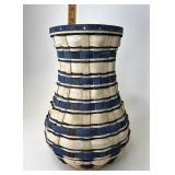 Longaberger 2006 blue vase prototype