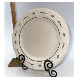 Longaberger USA Blue dinner plate very light