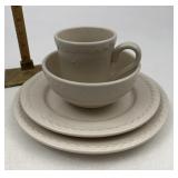 Longaberger 4 Piece place setting