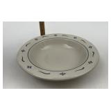 Longaberger USA Blue small pasta bowl