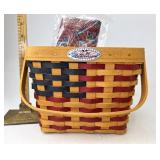 Longaberger 25th anniversary flag with liner and