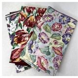 Longaberger Floral napkins