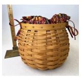 Longaberger Pumpkin patch with liner and