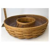 Longaberger Medium wreath with divided protector
