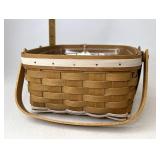 Longaberger Napkin carrier with Protector