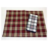 Longaberger Orchard park plaid placemat and woven