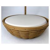 Longaberger Large serve around with lidded