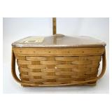 Longaberger Lunchbox with Protector and lid