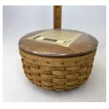 Longaberger Coaster with Protector and lid