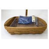 Longaberger Brownie with liner and protector