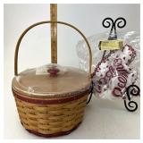 Longaberger Be my valentine with liner protector