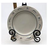 Longaberger USA Blue Bread plate