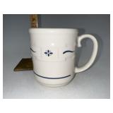 Longaberger USA Blue coffee mug