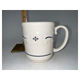 Longaberger USA Blue coffee mug