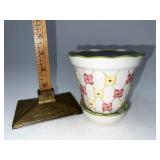 Longaberger Dogwood flower pot