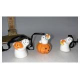Longaberger NIB Halloween tie on set