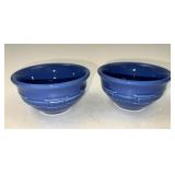 Longaberger NIB USA cornflower Dessert bowls