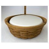 Longaberger 10 Inch round serving with chip and