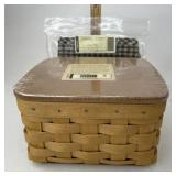 Longaberger Card file with liner protector and