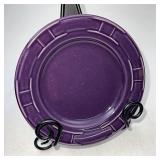 Longaberger USA Eggplant bread plate light