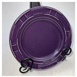 Longaberger USA Eggplant bread plate light