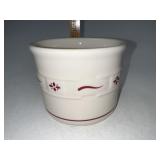 Longaberger NIB red 1 pint crock
