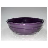 Longaberger Eggplant cereal bowl light utensil