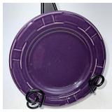 Longaberger USA Eggplant bread plate light