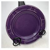 Longaberger USA Eggplant bread plate light