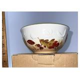 Longaberger NIB Fall foliage dessert bowls set of