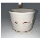 Longaberger NIB red 1 pint crock