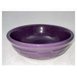 Longaberger Eggplant cereal bowl light utensil