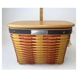 Longaberger Whistle stop with liner protector and