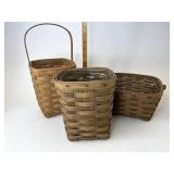Longaberger Vintage baskets 2 have protectors