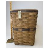 Longaberger JW waste brass tag needs reattached