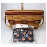 Longaberger Boo basket with liner and protector