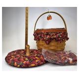 Longaberger Pumpkin with stand up and over the